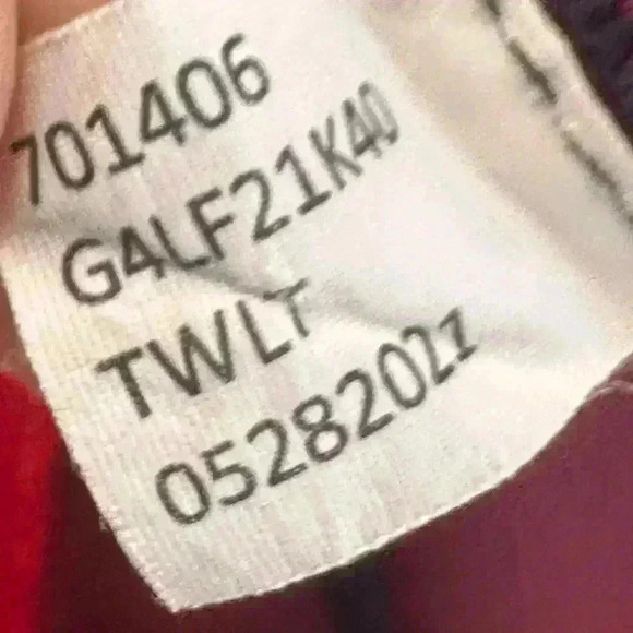 G/Fore Color Block Golf Polo Short Sleeve Shirt Red/Maroon/Navy Size XL EUC! - Picture 8 of 8